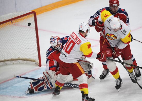 Хоккей. КХЛ. Матч ЦСКА – "Йокерит" 