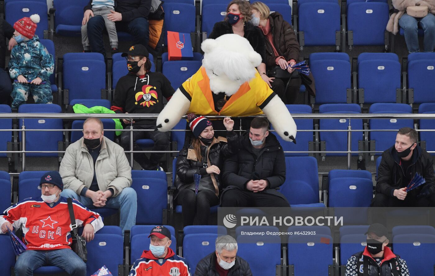 Хоккей. КХЛ. Матч ЦСКА – "Йокерит"