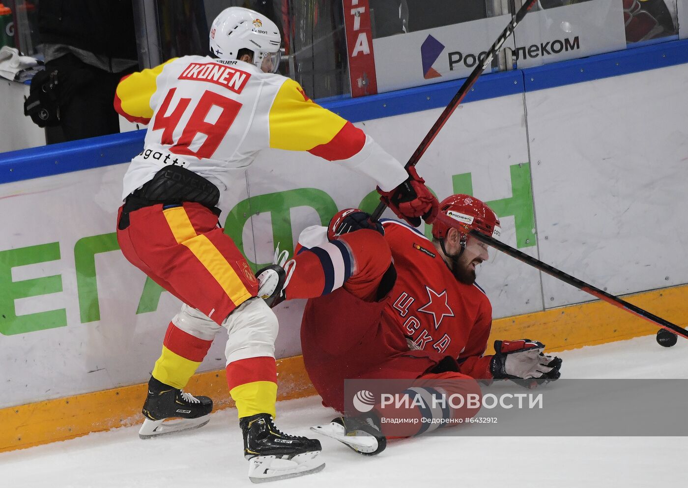 Хоккей. КХЛ. Матч ЦСКА – "Йокерит"