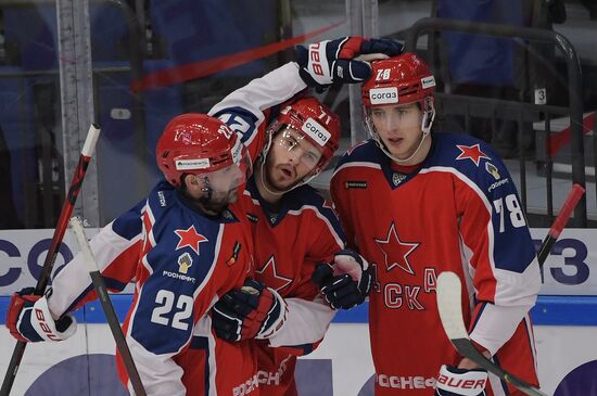 Хоккей. КХЛ. Матч ЦСКА – "Йокерит" 