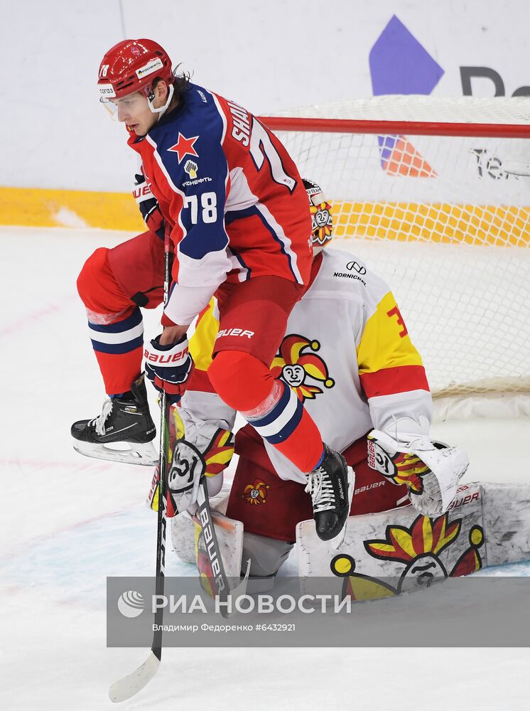 Хоккей. КХЛ. Матч ЦСКА – "Йокерит"