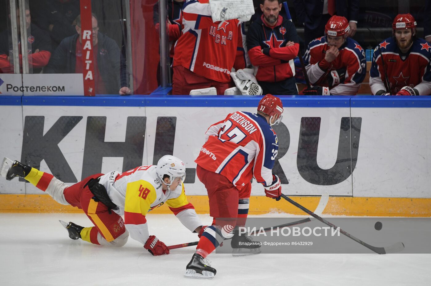 Хоккей. КХЛ. Матч ЦСКА – "Йокерит"
