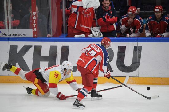 Хоккей. КХЛ. Матч ЦСКА – "Йокерит" 