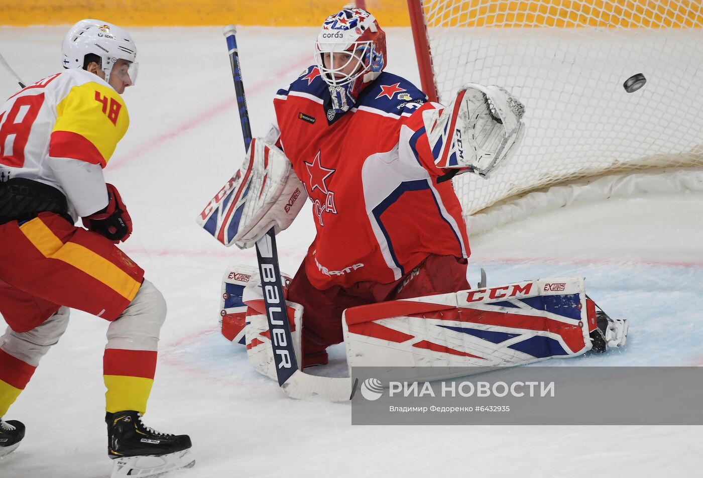 Хоккей. КХЛ. Матч ЦСКА – "Йокерит"