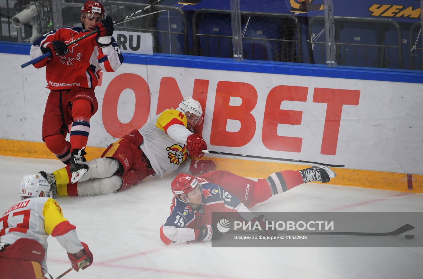 Хоккей. КХЛ. Матч ЦСКА – "Йокерит"