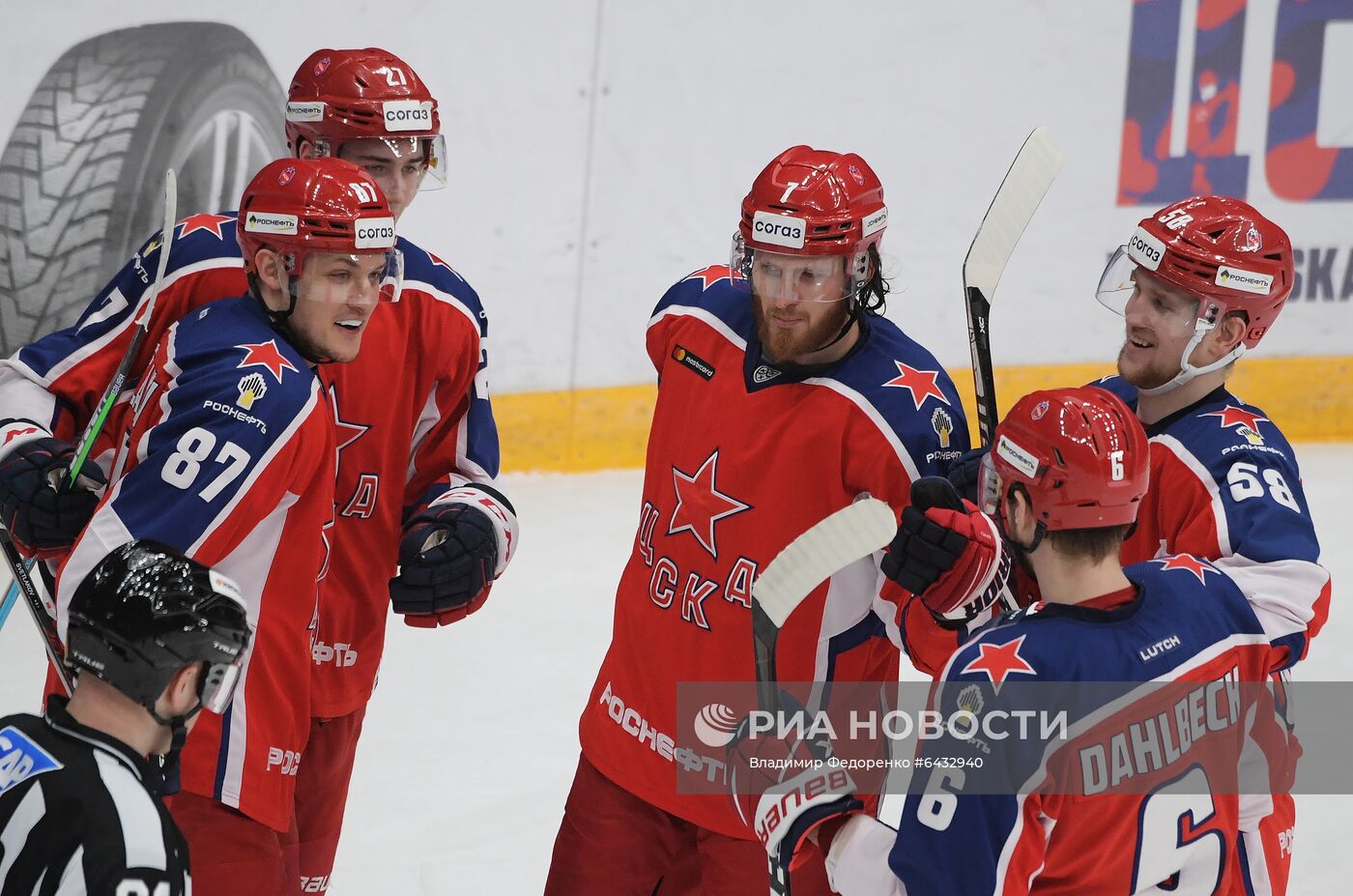 Хоккей. КХЛ. Матч ЦСКА – "Йокерит"