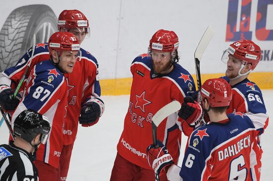 Хоккей. КХЛ. Матч ЦСКА – "Йокерит" 