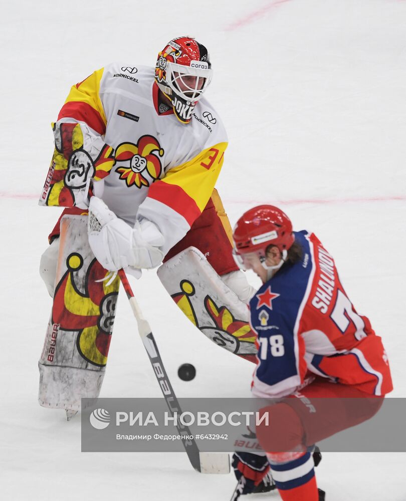 Хоккей. КХЛ. Матч ЦСКА – "Йокерит"