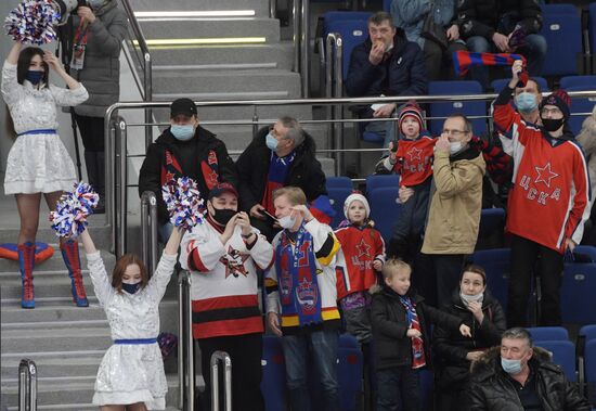 Хоккей. КХЛ. Матч ЦСКА – "Йокерит" 