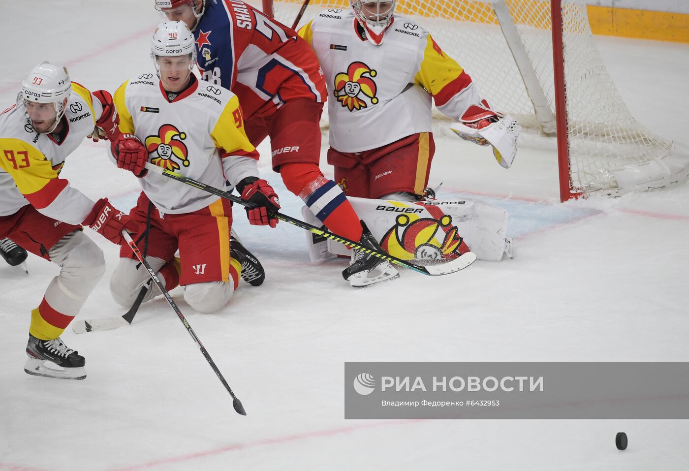 Хоккей. КХЛ. Матч ЦСКА – "Йокерит"