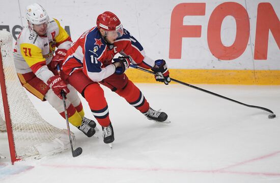 Хоккей. КХЛ. Матч ЦСКА – "Йокерит" 