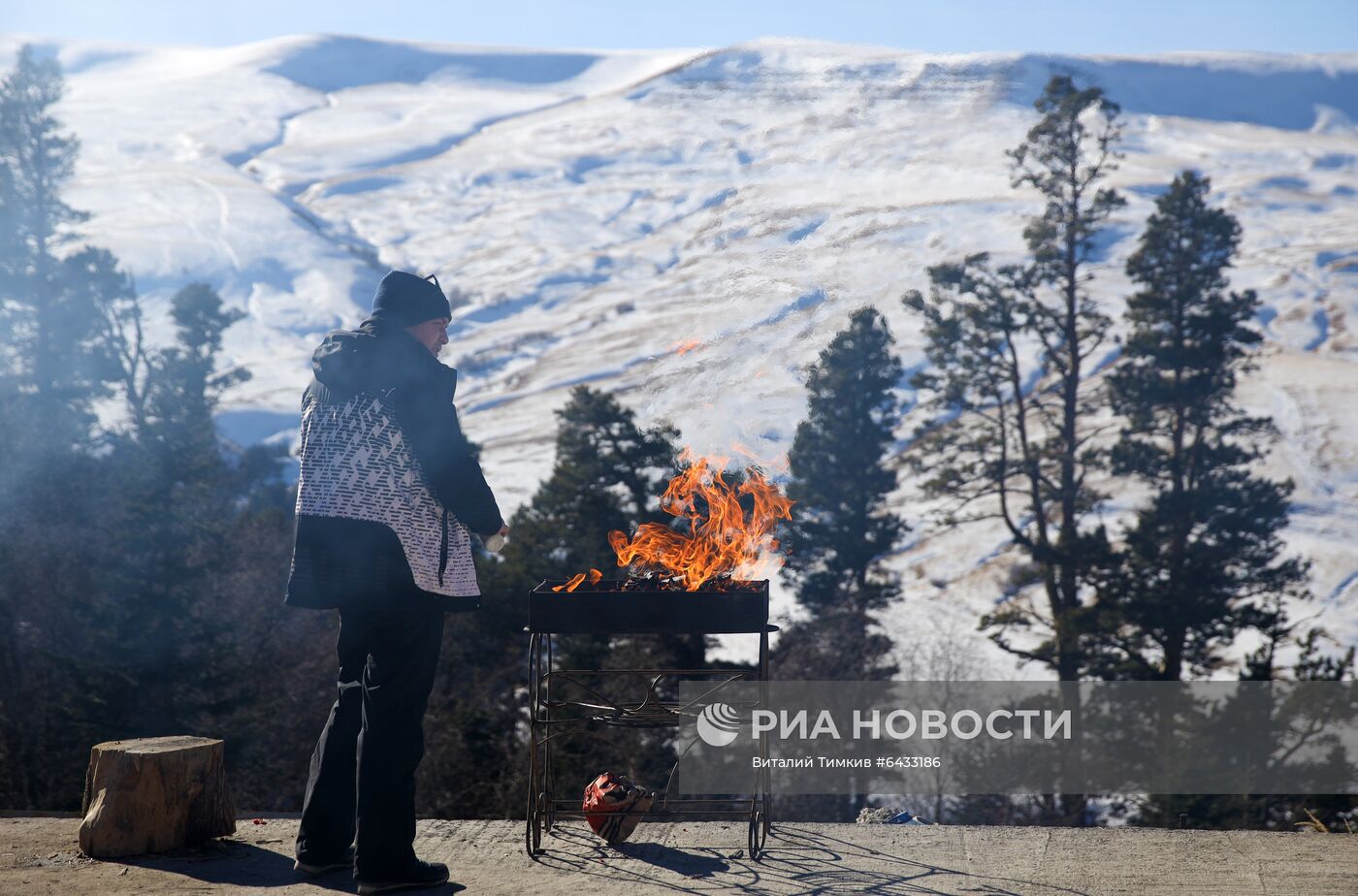 Зимний отдых в горах Адыгеи