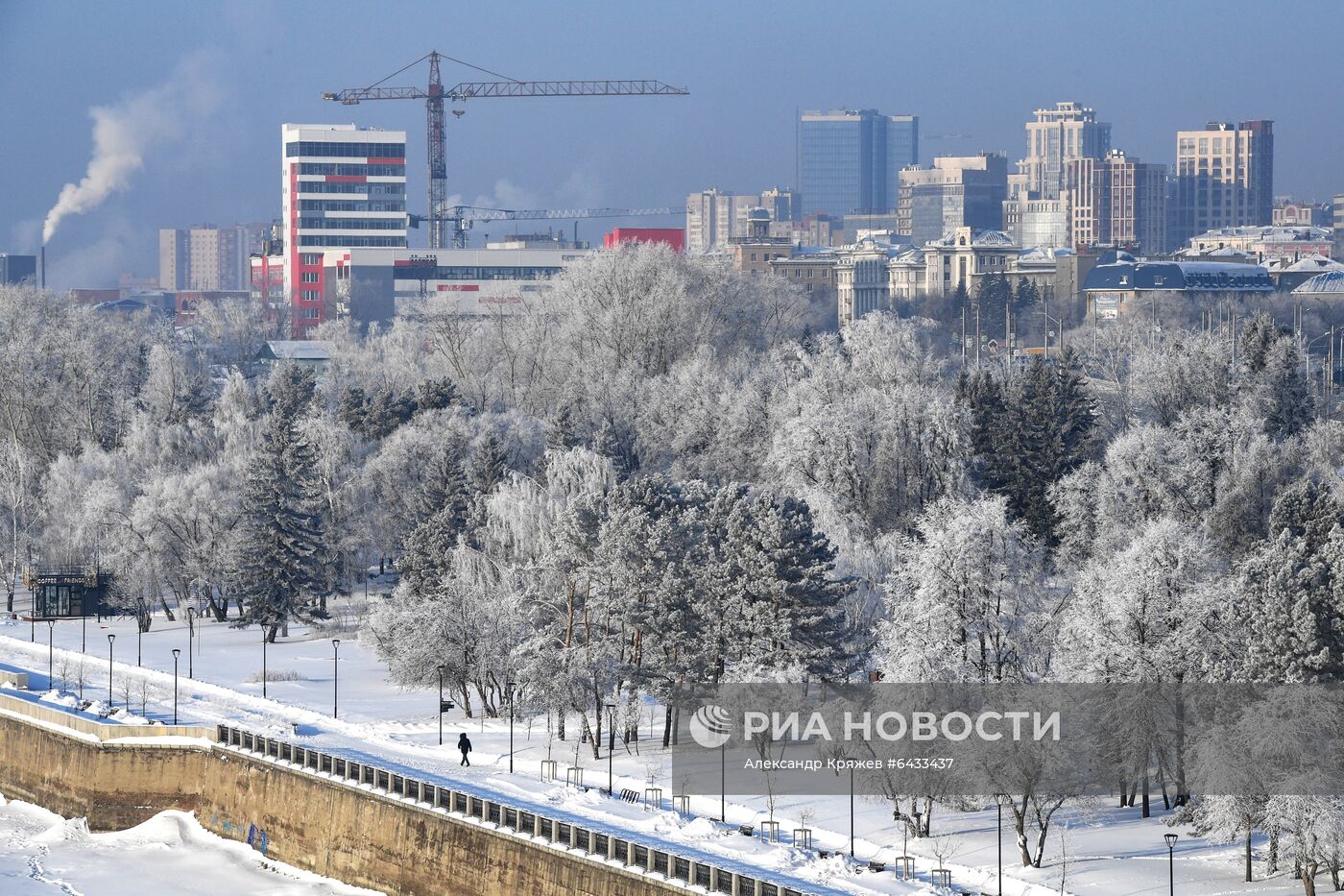 Морозы в Новосибирске