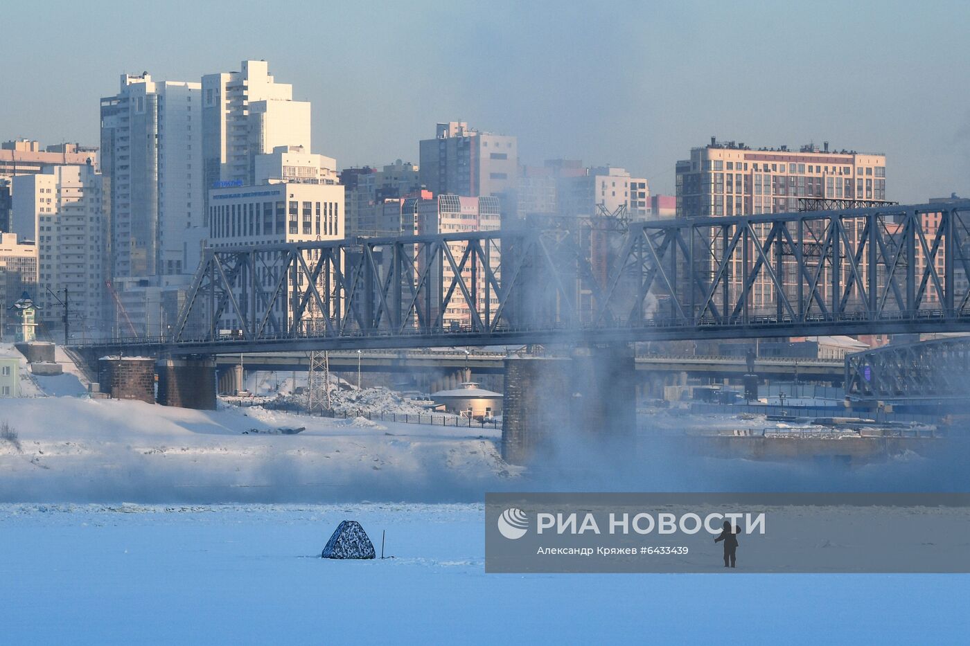 Морозы в Новосибирске