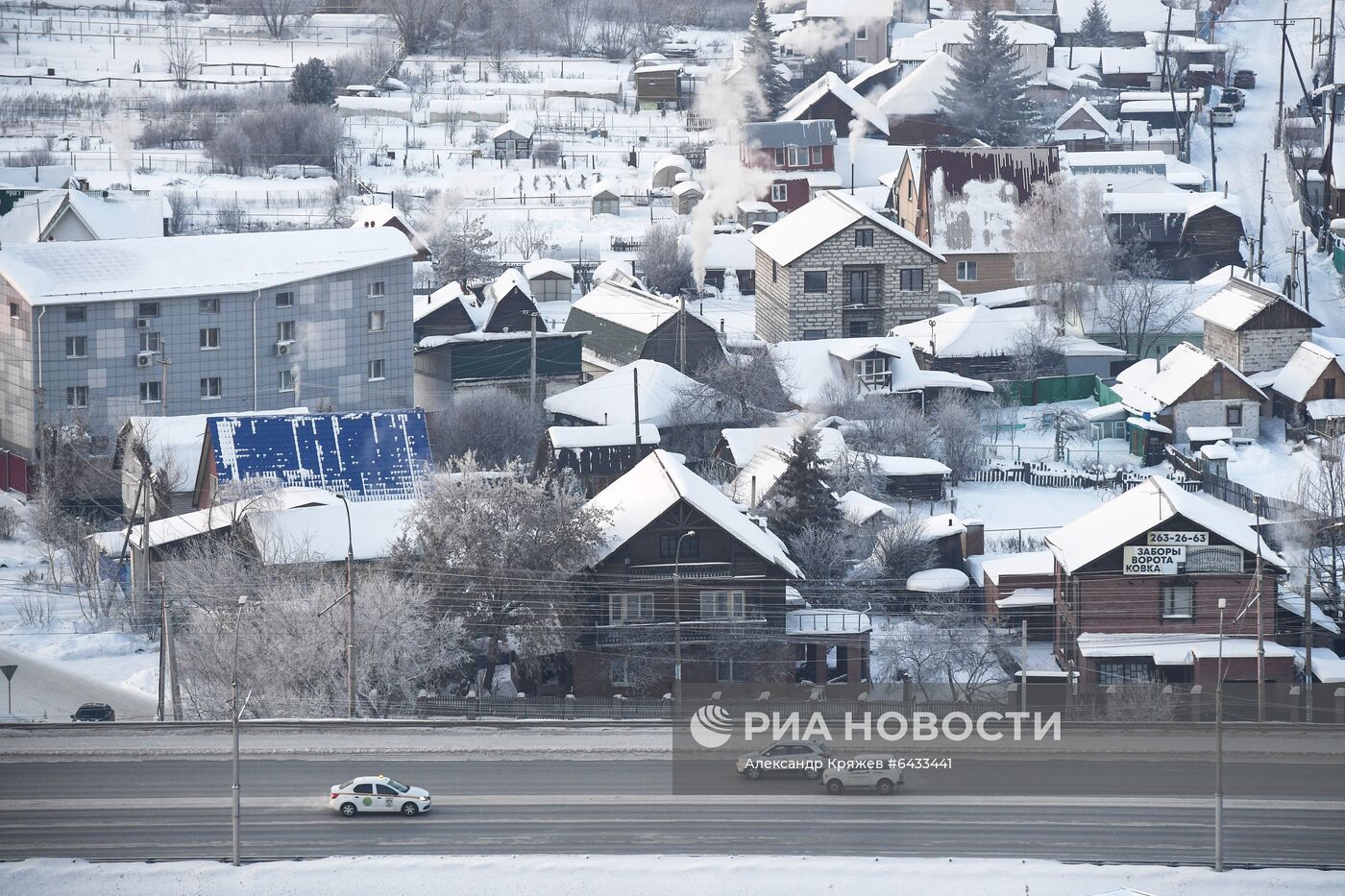 Морозы в Новосибирске