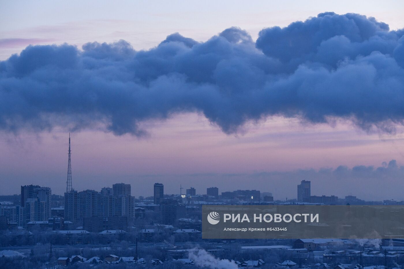 Морозы в Новосибирске