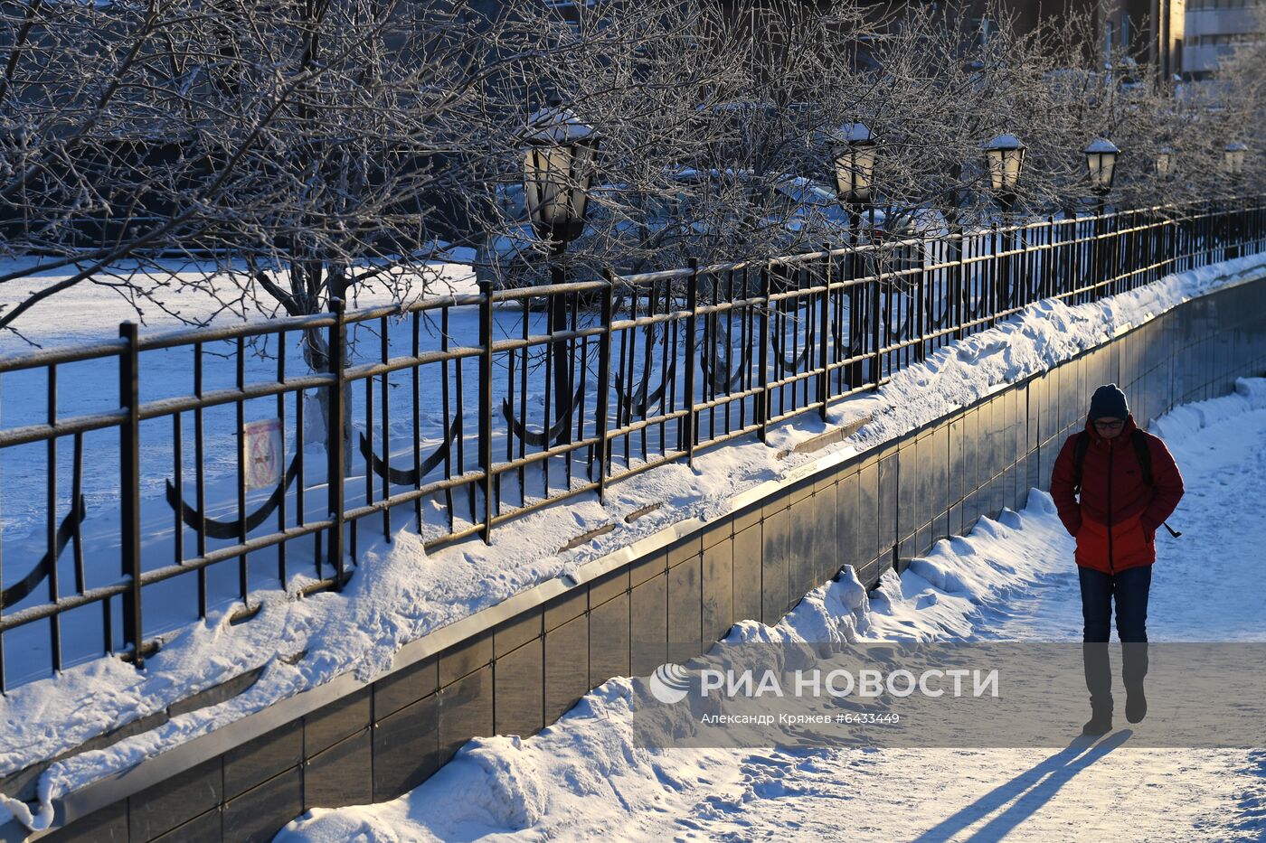 Морозы в Новосибирске