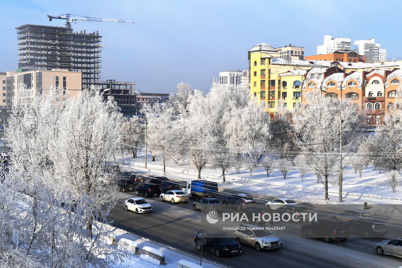 Морозы в Новосибирске