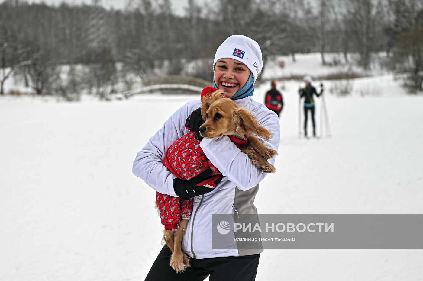 Катание на лыжах в Москве