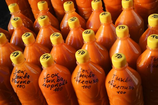 Рождественская продовольственная ярмарка во Владивостоке