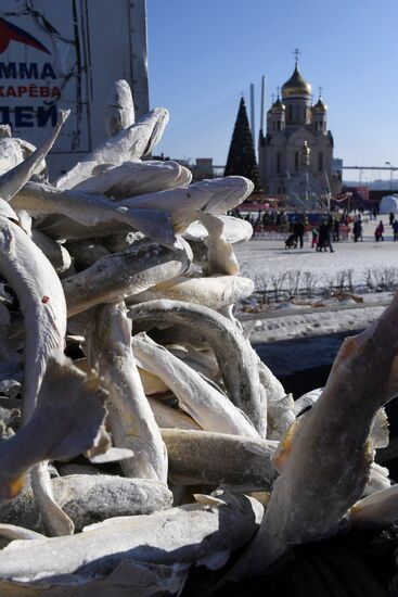 Рождественская продовольственная ярмарка во Владивостоке