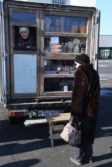 Рождественская продовольственная ярмарка во Владивостоке