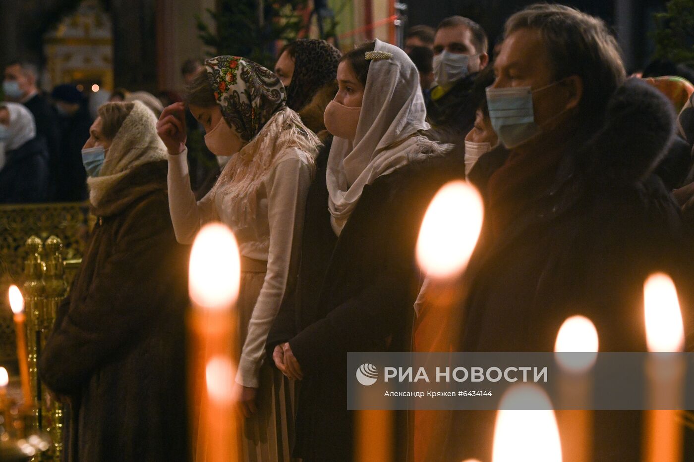 Празднование Рождества Христова в регионах России