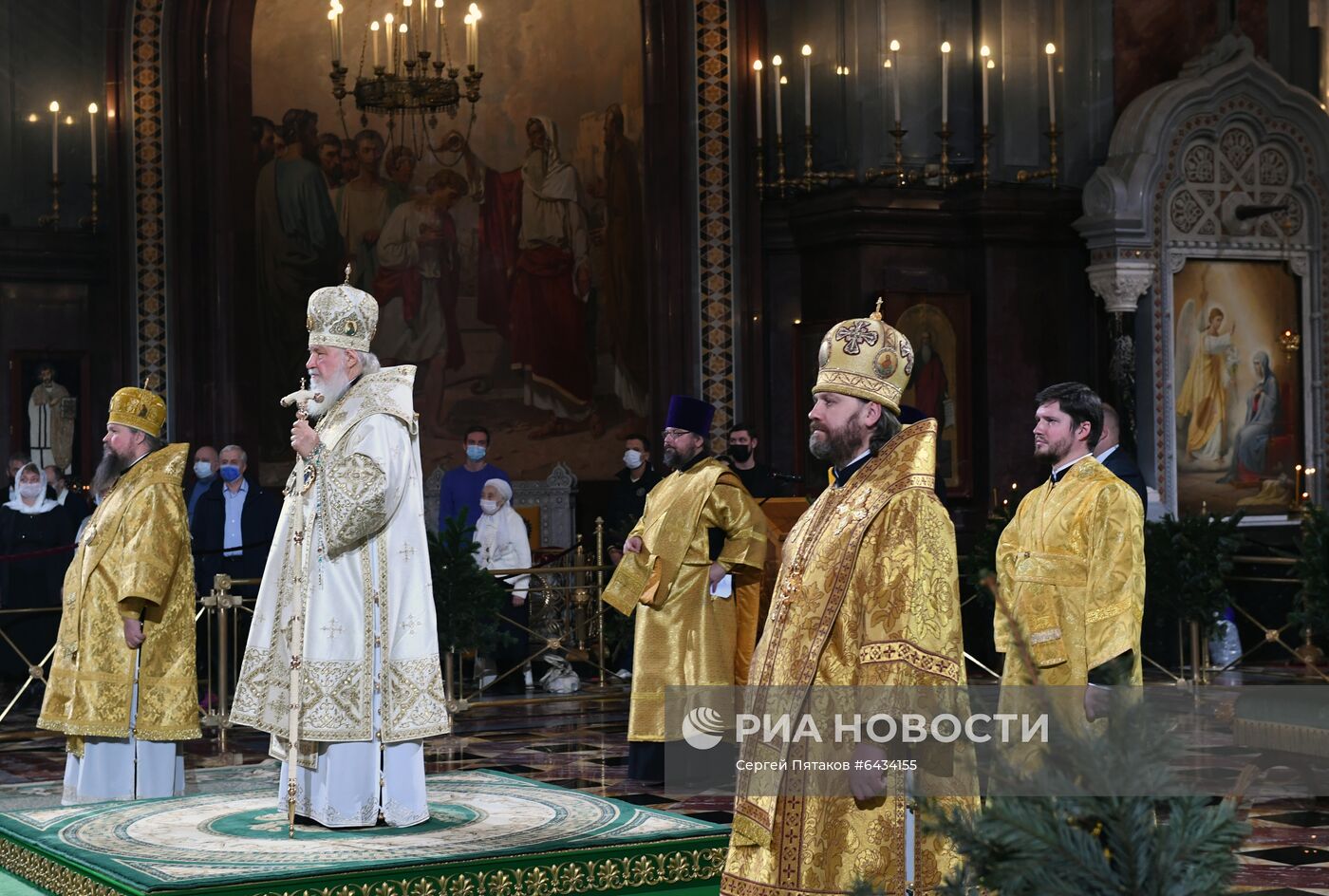 Рождество Христово. Патриаршая литургия в храме Христа Спасителя