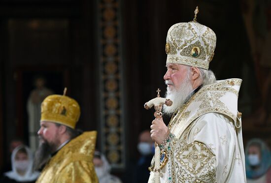 Рождество Христово. Патриаршая литургия в храме Христа Спасителя