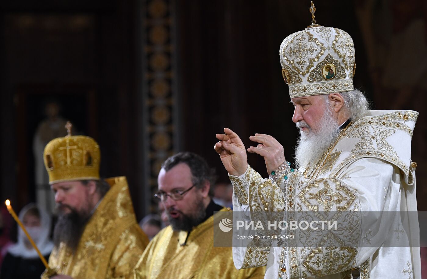 Рождество Христово. Патриаршая литургия в храме Христа Спасителя