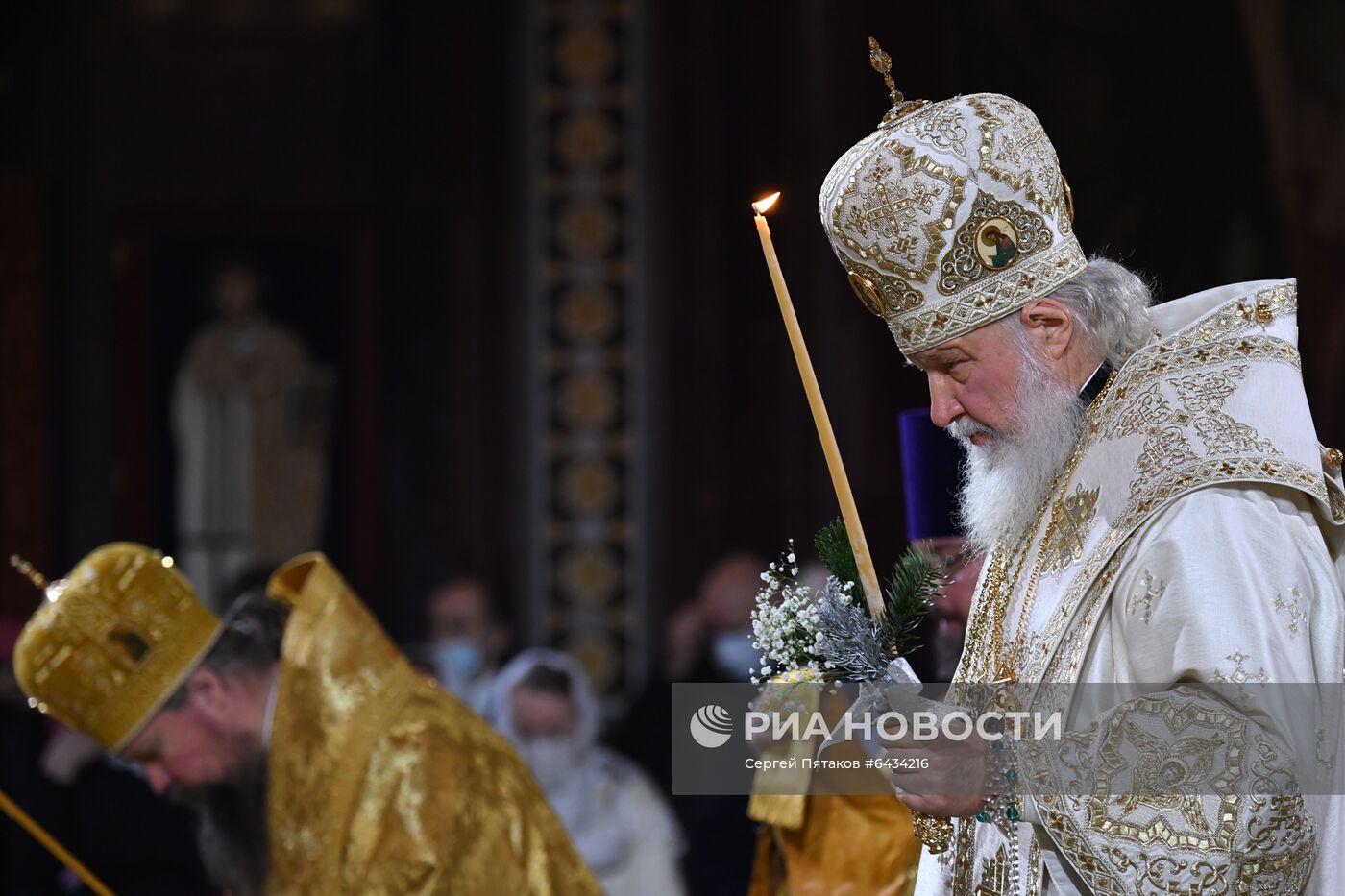 Рождество Христово. Патриаршая литургия в храме Христа Спасителя