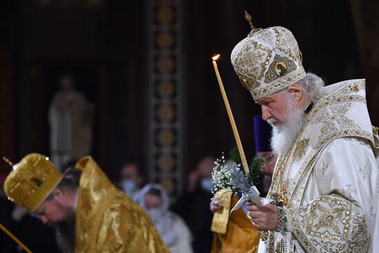 Рождество Христово. Патриаршая литургия в храме Христа Спасителя