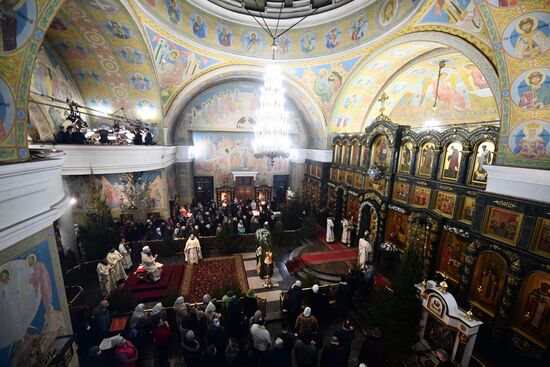 Празднование Рождества Христова в регионах России