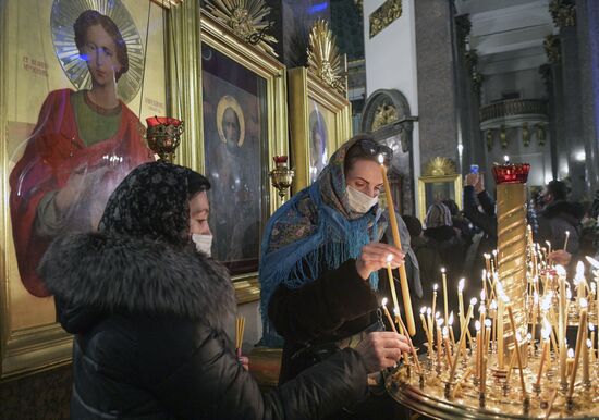 Празднование Рождества Христова в регионах России