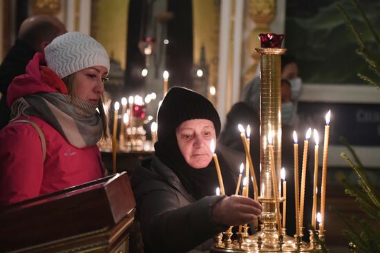 Празднование Рождества Христова в регионах России