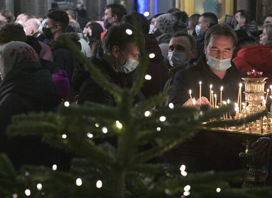 Празднование Рождества Христова в регионах России