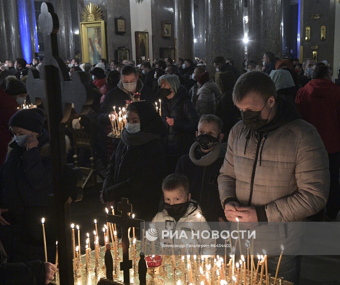 Празднование Рождества Христова в регионах России