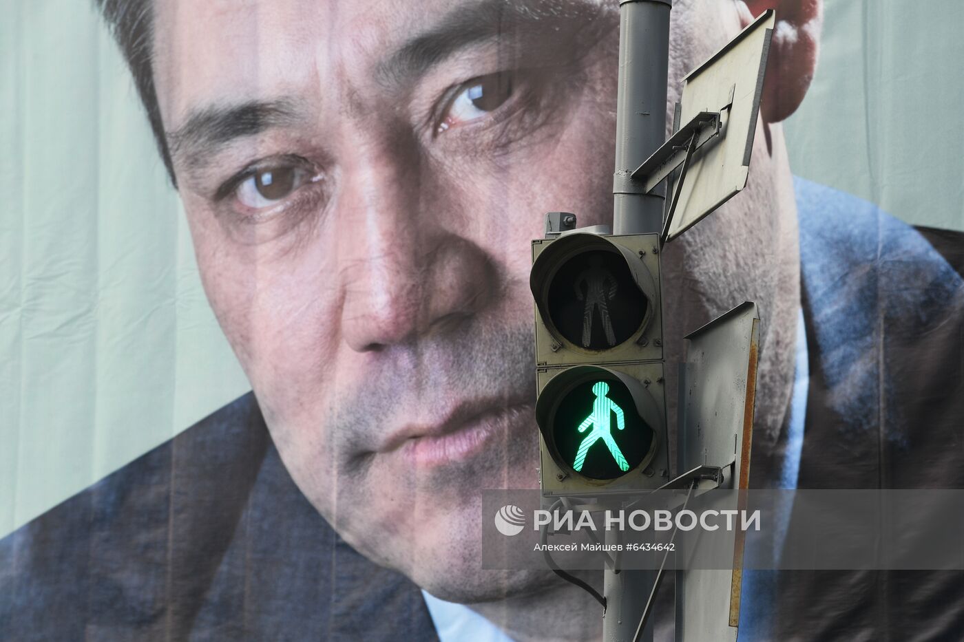 Предвыборная агитация в Бишкеке