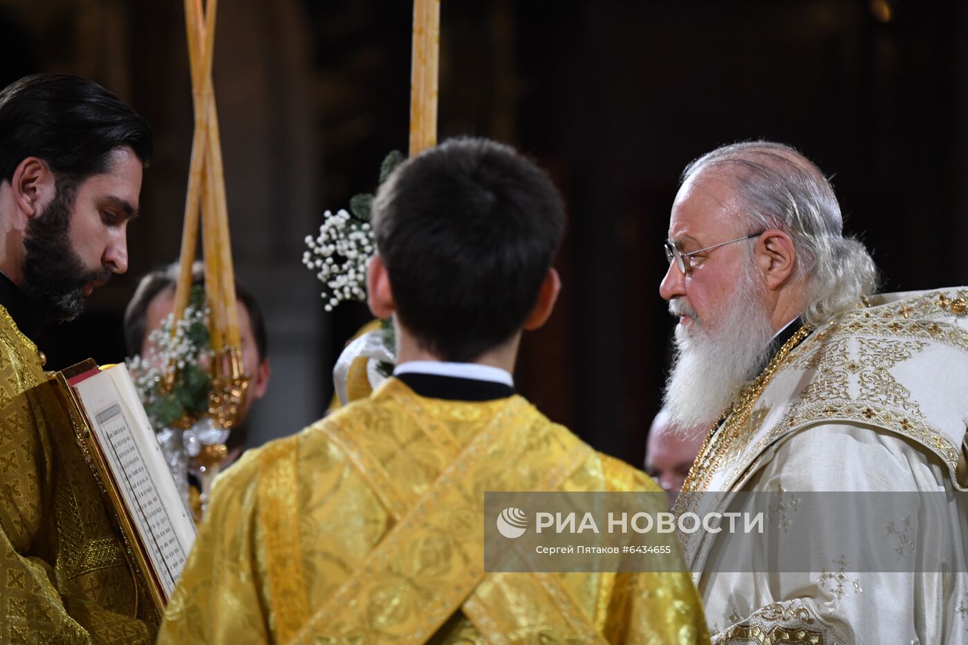 Рождество Христово. Патриаршая литургия в храме Христа Спасителя