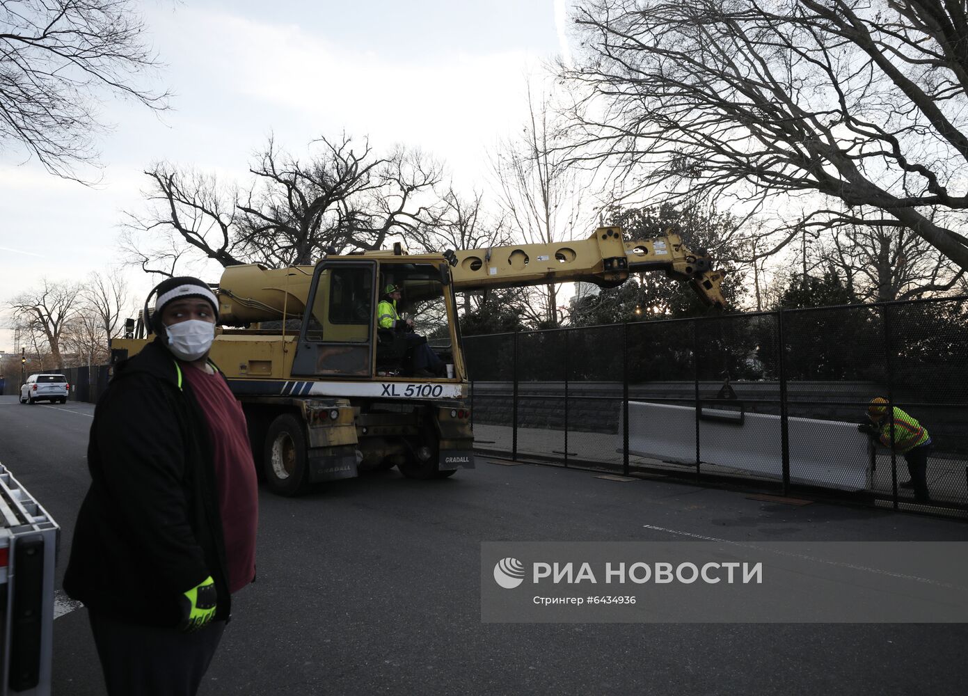 Обстановка у Капитолия в Вашингтоне