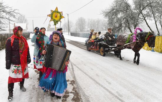 Рождественские колядования в Белоруссии