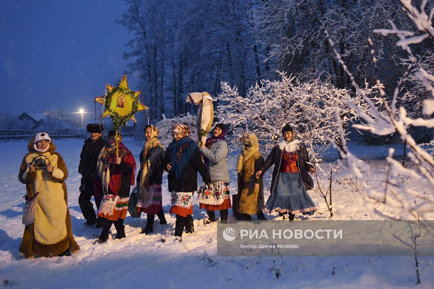 Рождественские колядования в Белоруссии