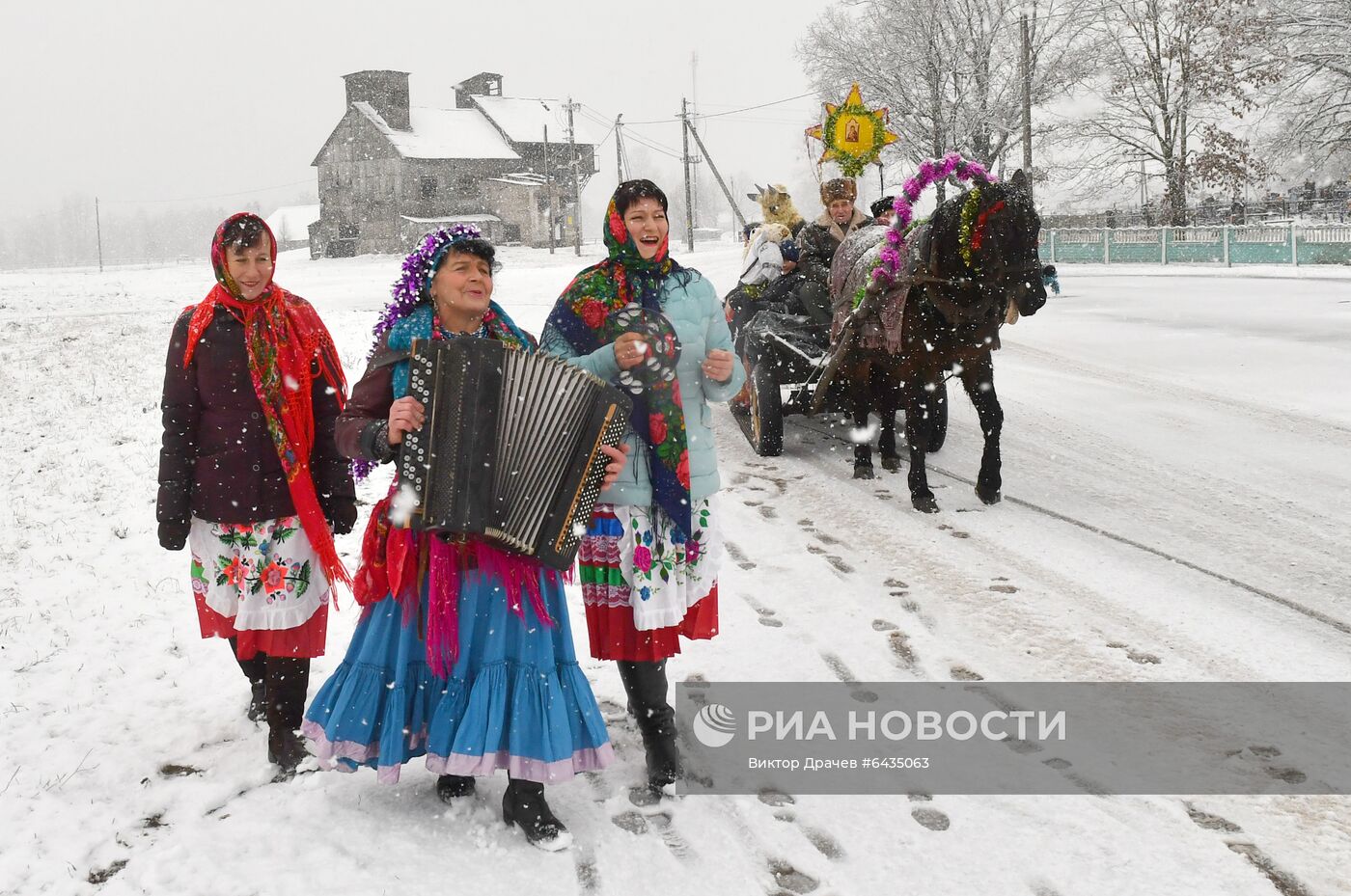 Рождественские колядования в Белоруссии