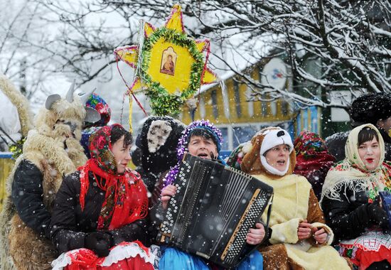 Рождественские колядования в Белоруссии