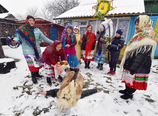 Рождественские колядования в Белоруссии