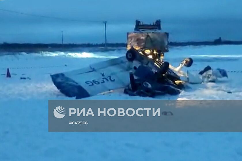Падение легкомоторного самолёта в Ленинградской области