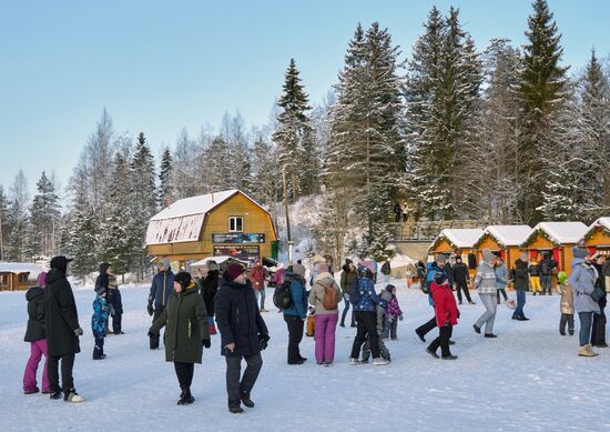 Зима в Карелии