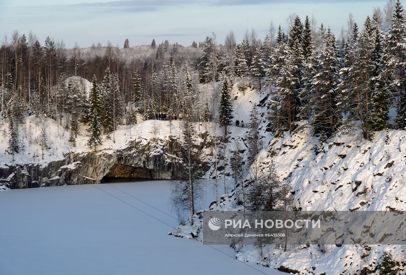 Зима в Карелии