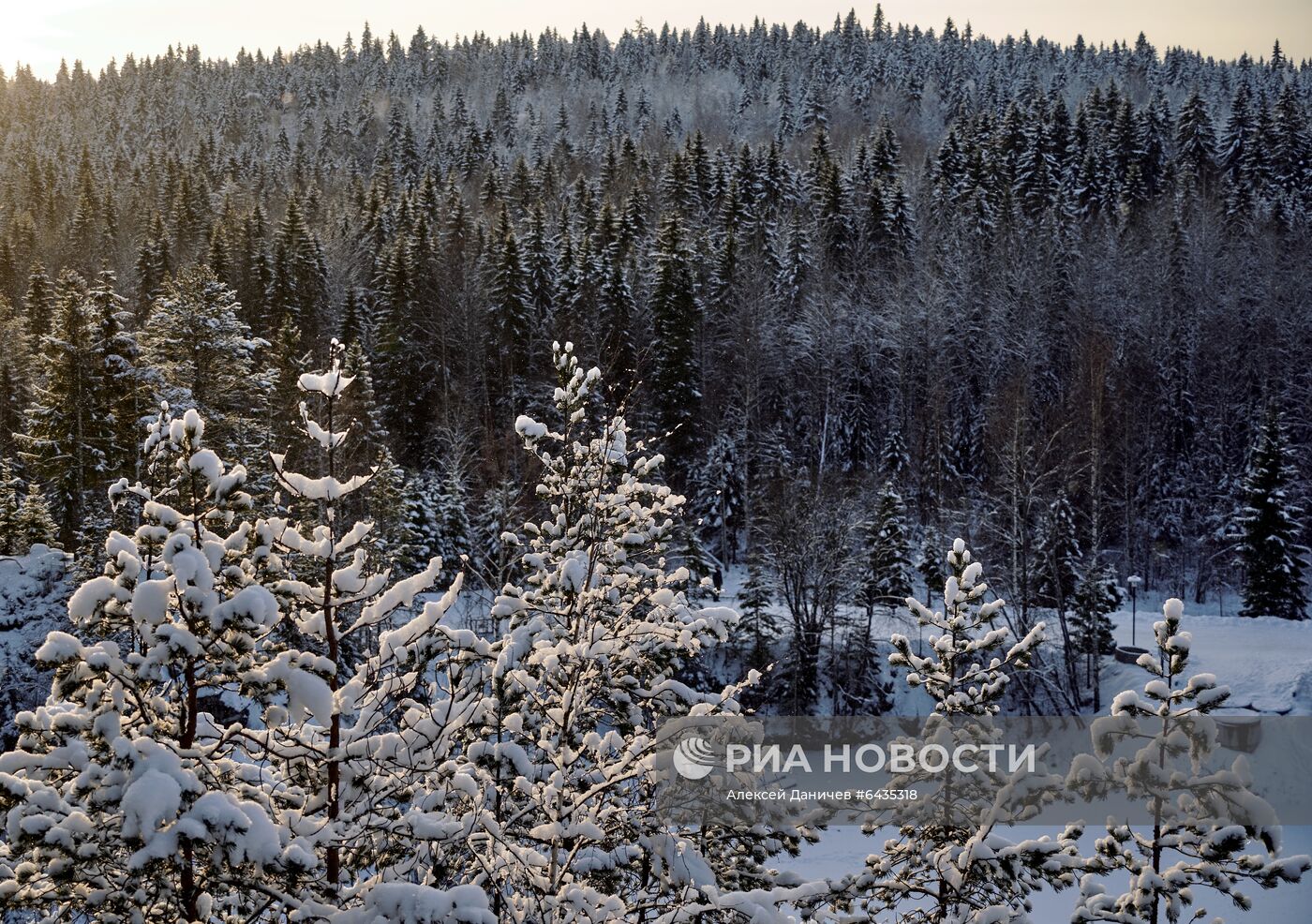 Зима в Карелии