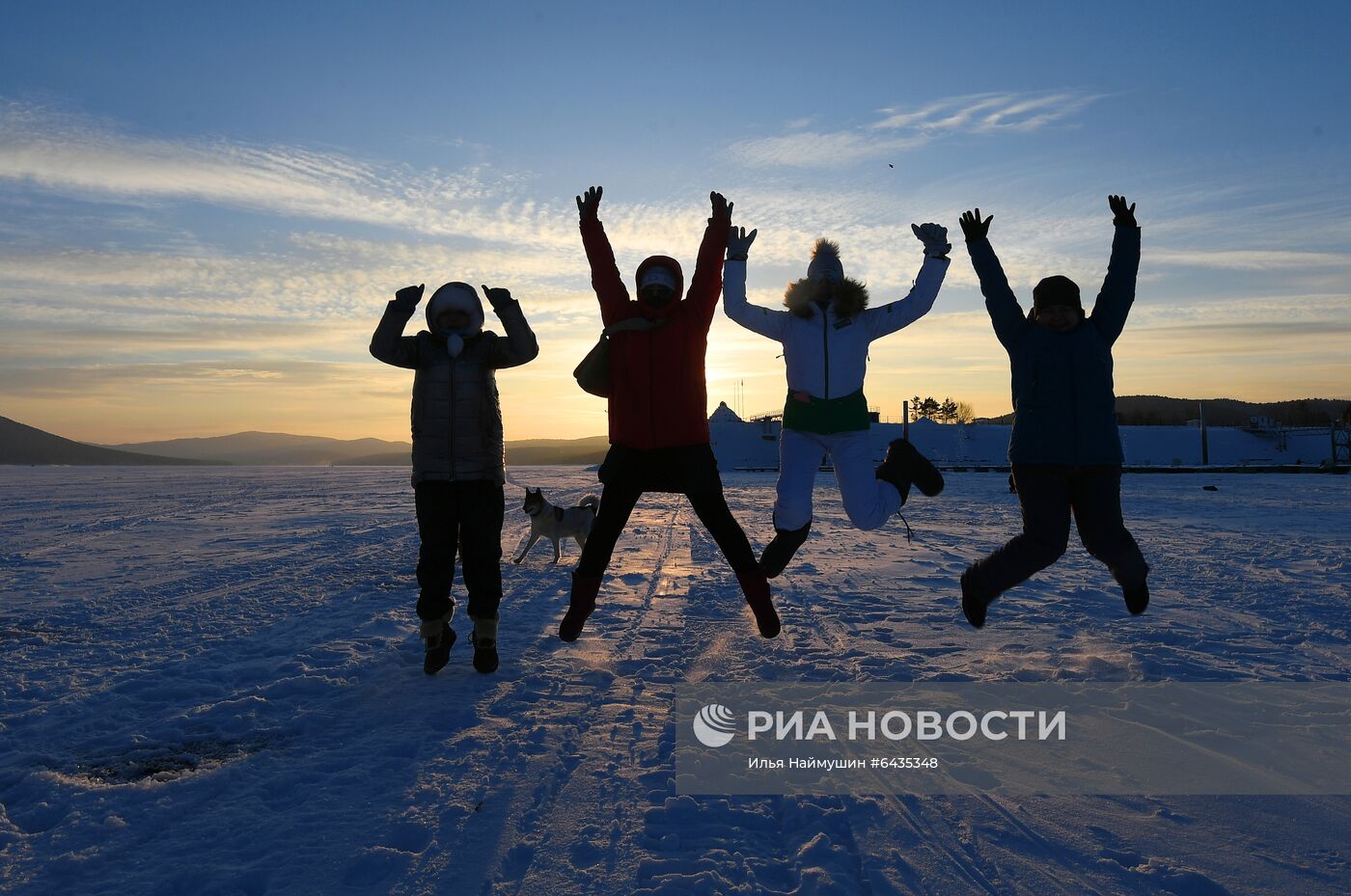 Зимний отдых на Красноярском водохранилище